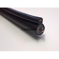 Kabel koncentryczny zewnętrzny RG11 Dual Shield czarny