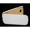 Oryginalne Etui skórzane iCarer do Samsunga Galaxy S  IV Flip Case series Białe