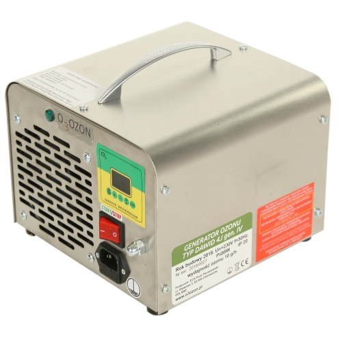 Ozonator powietrza Dawid 4J 10g/h płytki 16g/h + JONIZATOR