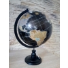 GLOBUS XL DREWNIANY OZDOBNY VINTAGE 31,5 CM CZARNY