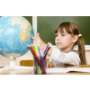 GLOBUS GEOGRAFICZNY METALOWA PODSTAWA 23CM SZKOLNY