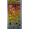 NAKLEJKI ARKUSZ x 2 EMOJI około 50 NAKLEJEK 77