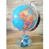 GLOBUS GEOGRAFICZNY METALOWA PODSTAWA 23CM SZKOLNY