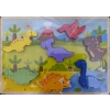 DREWNIANE PUZZLE XL SAFARI 7 elementów MM 60