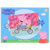 PUZZLE PEPPA PODWÓJNY NADRUK 24 ELEMENTY RÓŻNE 126