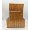 KOSZYK BAMBUSOWY ORGANIZER pudełko 24 X 18 13 cm