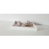 Taca bambusowa MDF Tray patera 28 x 38 X 5cm BIAŁA