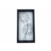 RAMA OZDOBNA DECO 44,5 CM x 23,5CM METALOWE LIŚCIE