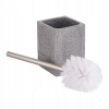 SZCZOTKA DO WC CAPRAIA BROKAT SZARA 13X9,6CM 172