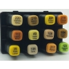TWINMARKERY Dwustronne BOX 12 SZT Alkoholowe 394