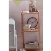 BAMBUSOWY REGAŁ SZAFKA STOJĄCA 3 PÓŁKI 75x33x33 CM