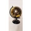 GLOBUS NOWOCZESNY CZARNO ZŁOTY śr 25cm METALOWY