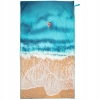 RĘCZNIK PLAŻOWY Z MIKROFIBRY 180 x 100 cm ZIELONY