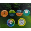 LAMPION SOLAR LED CERAMICZNY BIAŁE KOLOROWE 687