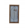 RAMA OZDOBNA DECO 44,5 CM x 23,5CM METALOWE LIŚCIE