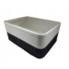 Koszyk bambusowy organizer z wyściółką 14x25x33 cm