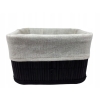 Koszyk bambusowy organizer z wyściółką 14x25x33 cm