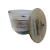 Świeca zapachowa z drewnianym knotem SANDALWOOD 57