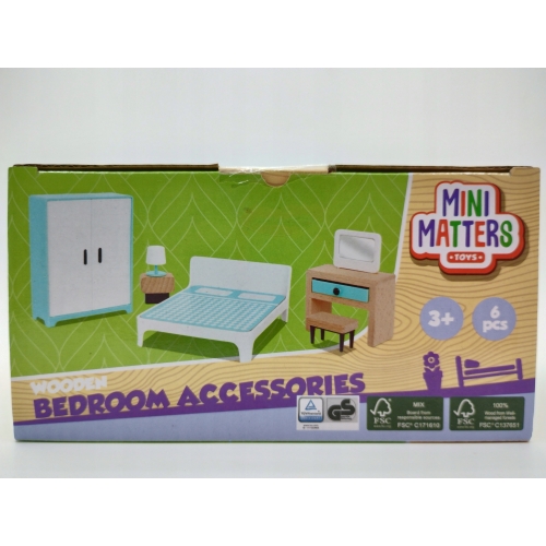 MINI MATTERS MEBELKI DO DOMKU DLA LALEK SYPIALNIA