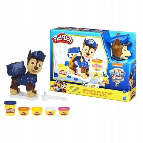 PLAY-DOH F1834 Figurka PSI PATROL Chase + 5 Tubek