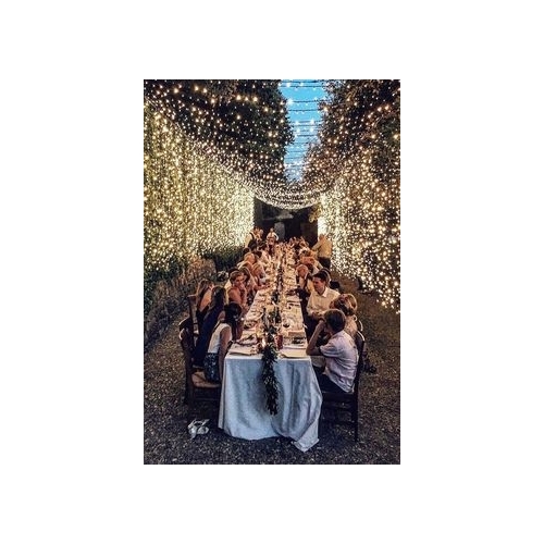 GIRLANDA OGRODOWA DUŻE LAMPKI LED 50 szt 15m SZNUR