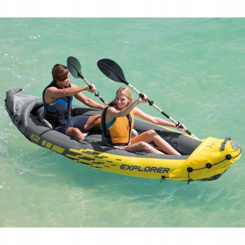 KAJAK INTEX EXPLORER K2 DMUCHANY 2 WIOSŁA POMPKA