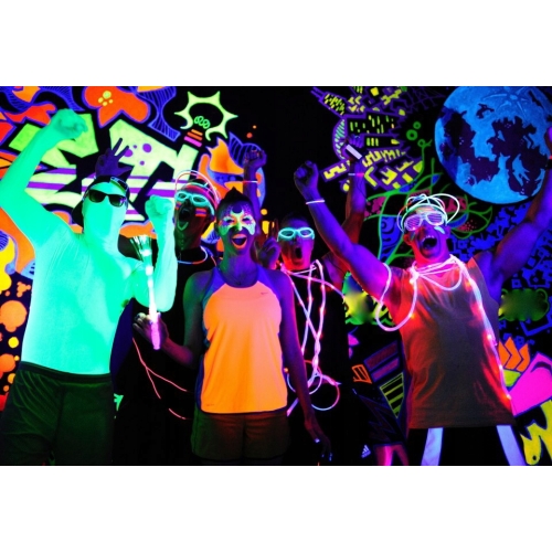 ZESTAW IMPREZOWY świecący 20 szt fluorescencyjny