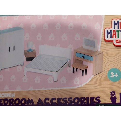 MINI MATTERS MEBELKI DO DOMKU DLA LALEK SYPIALNIA