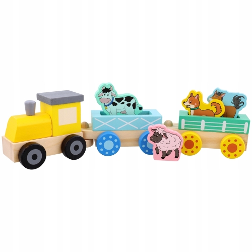 DREWNIANE PUZZLE XL SAFARI 7 elementów MM 60