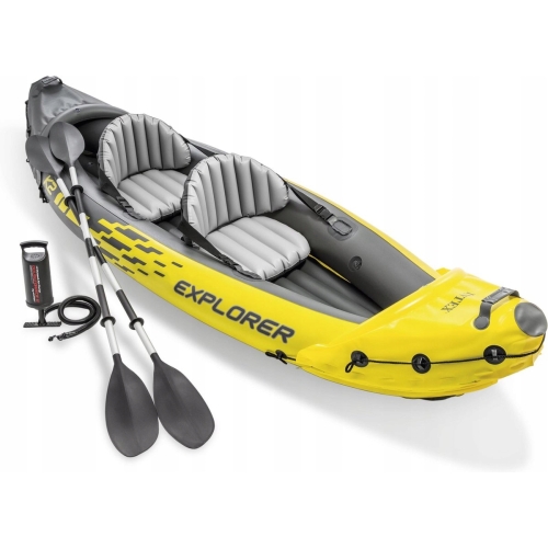 KAJAK INTEX EXPLORER K2 DMUCHANY 2 WIOSŁA POMPKA