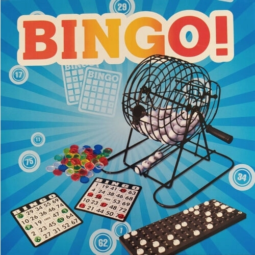 BINGO TOWARZYSKA GRA RODZINNA BĘBEN LOTTO