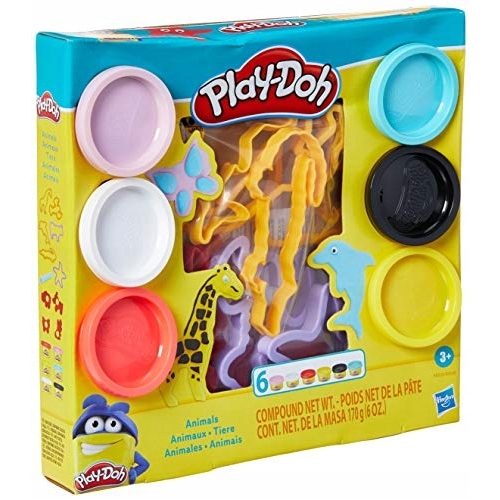PLAY DOH CIASTOLINA FIGURY GEOMETRYCZNE 6 TUBEK