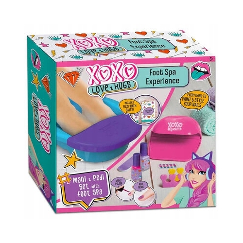 ZESTAW SPA MANICURE PEDICURE DLA DZIEWCZYNKI XOXO