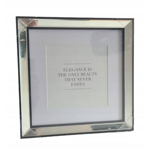 RAMKA LUSTRZANA 30x30cm OBRAZ GLAMOUR RAMA 603