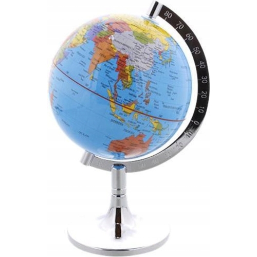 GLOBUS GEOGRAFICZNY METALOWA PODSTAWA 23CM SZKOLNY