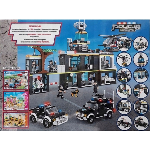 KLOCKI ELEFUN MEGA ZESTAW 1241 ELEMENTÓW 6 FIGUREK