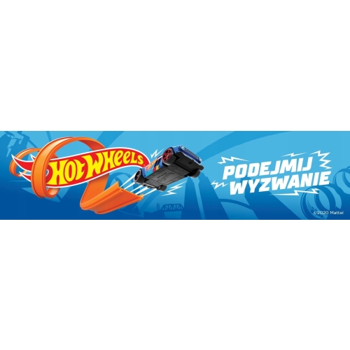 ZESTAW Tor samochodowy Hot Wheels wyścigi auta