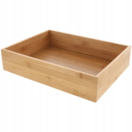 BAMBUSOWA SKRZYNKA Z PRZEGRÓDKAMI ORGANIZER