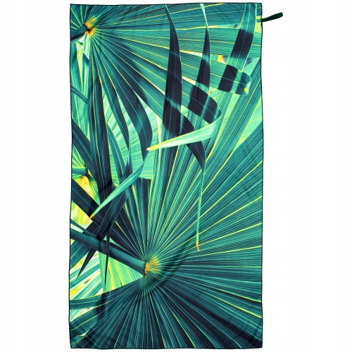 RĘCZNIK PLAŻOWY Z MIKROFIBRY 180 x 100 cm ZIELONY