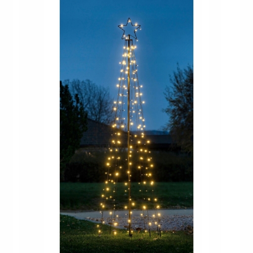 METALOWA CHOINKA LED XL 500 LED 250 CM NOWOŚĆ