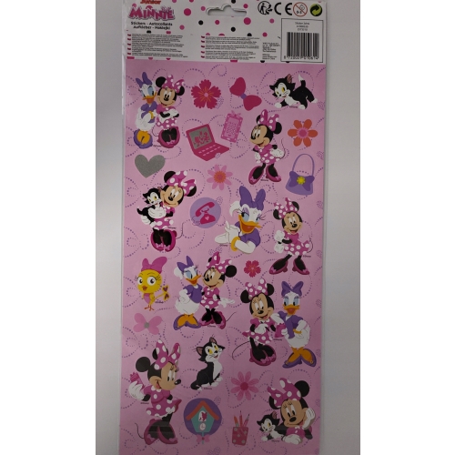NAKLEJKI ARKUSZ x 2 MINNIE MOUSE OK 50 NAKLEJEK 14