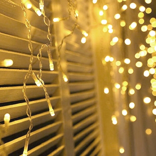 Wiszące Lampki Choinkowe Kurtyna 204 x LED + Timer