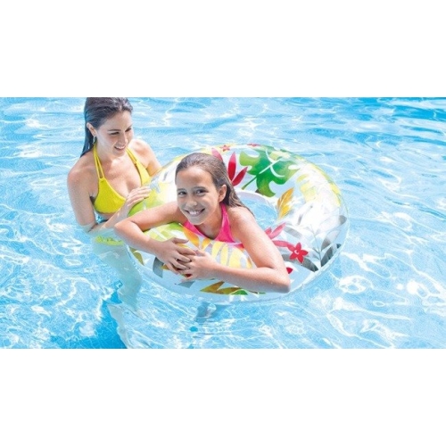 Dmuchane koło ratunkowe INTEX uchwyt TROPICAL 97CM