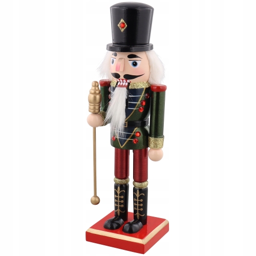 DZIADEK DO ORZECHÓW ŻOŁNIERZ z mieczem 25 CM blue