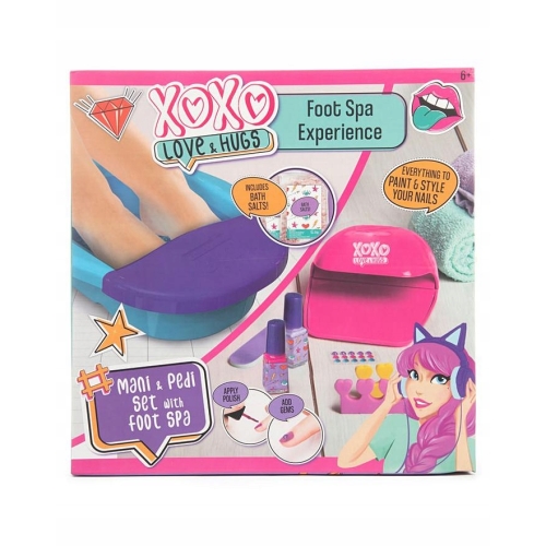 ZESTAW SPA MANICURE PEDICURE DLA DZIEWCZYNKI XOXO