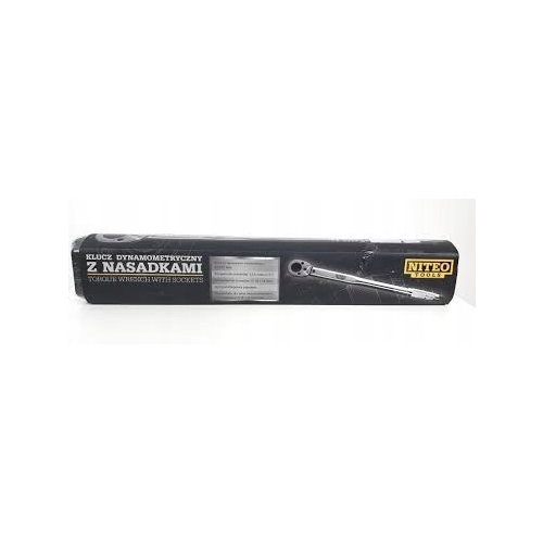 KLUCZ DYNAMOMETRYCZNY Z NASADKAMI MEGA ZESTAW 870