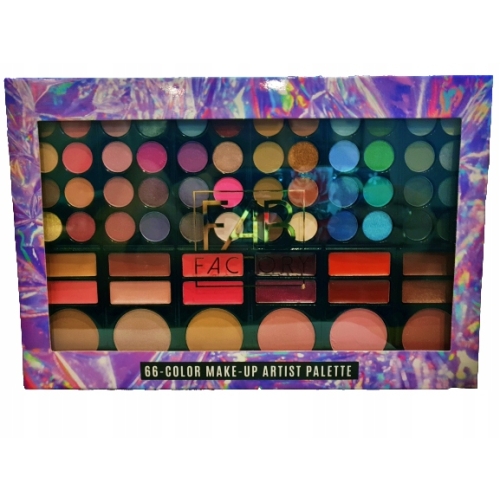 FAB FACTORY Zestaw make up ARTYSTYCZNY 4w1 Paleta