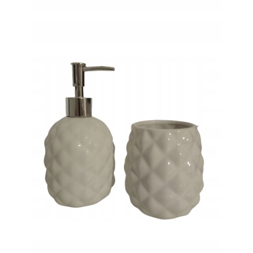 KUBEK POJEMNIK NA SZCZOTECZKĘ CERAMICZNY WZÓR 006