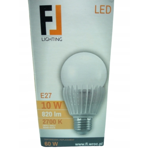 Żarówka LED E 27 10 WAT 820 LUMIENÓW CIEPŁA BIAŁA!