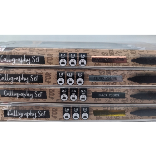 PISAKI DO KALIGRAFII 3 sz ZŁOTE 2 mm 3,5 mm 5 mm